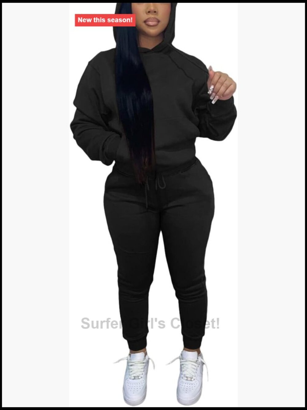 2 Piece Sweatsuit Set Hoodie Jogger Pants Lounge Activewear